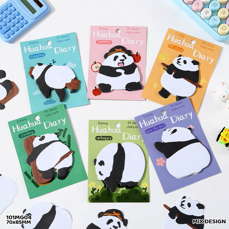 Gift To Love | Cute Panda Sticky Note | Size : 70 Mm X 85 Mm | Code : 101MG04