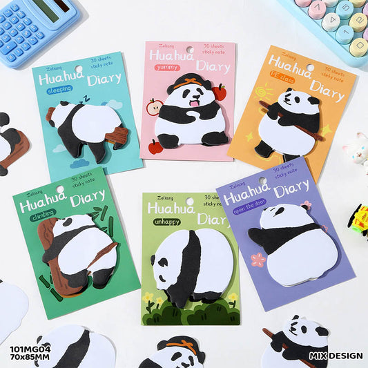 Gift To Love | Cute Panda Sticky Note | Size : 70 Mm X 85 Mm | Code : 101MG04