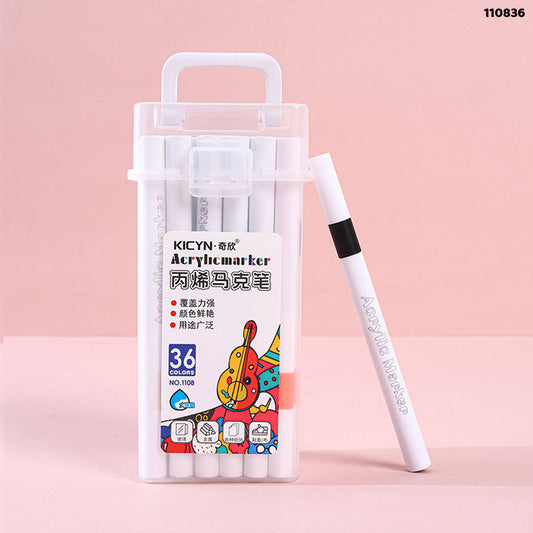 Gift To Love | Acrylic Marker 36 Colors BOX | Code : 110836