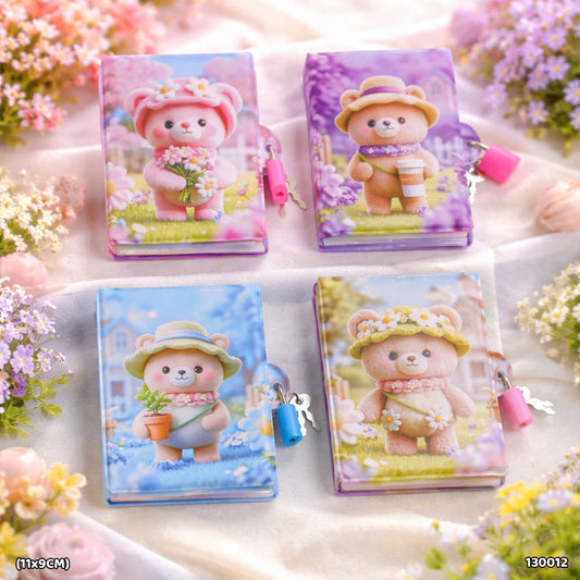 Gift To Love | Lock Diary | Size : 11 X 9 Cm | Code : 130012