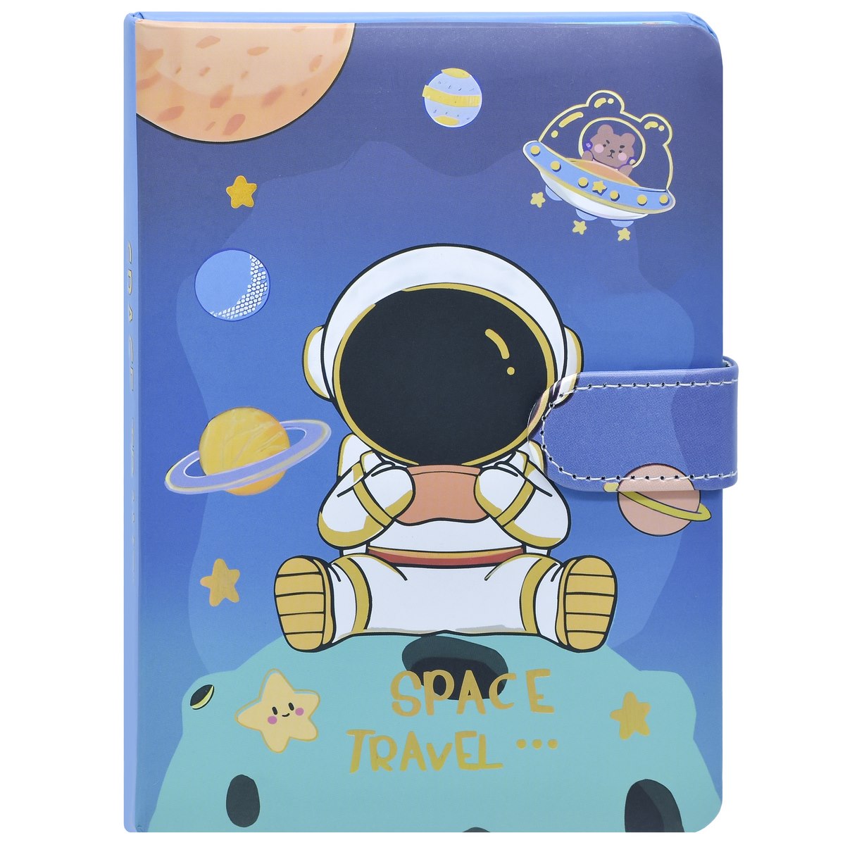 Gift To Love | Notebook Fancy Printed Space Travel | Size : B6 | Code : 1956-9