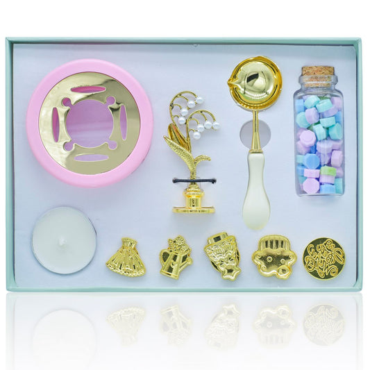 Gift To Love | Wax Seal Stamp Kit | Pcs : Set Of 10 Pcs | Code : 1L-1