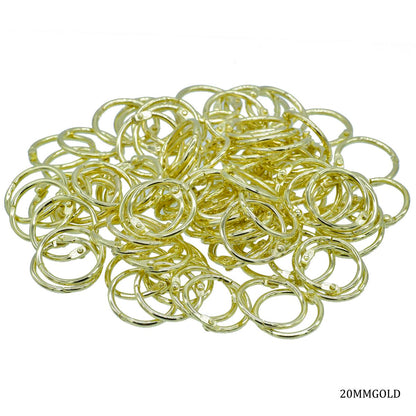 Gift To Love | Book Ring | Color : Golden | Size : 20 Mm | Pcs : 280 Pcs | Code : 20MMGOLD