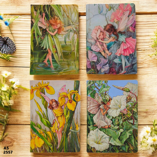 Gift To Love | Flower Fairy Notes Notebook | Size : A5 | Code : 2557