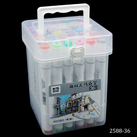 Gift To Love | Touch Marker 2 In 1 Pen Set With Box | Pcs : 36 Pcs | Code : 2588-36