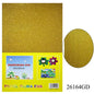 Gift To Love | A4 Glitter Foam Sheet With Sticker Gold | Code : 26164GD