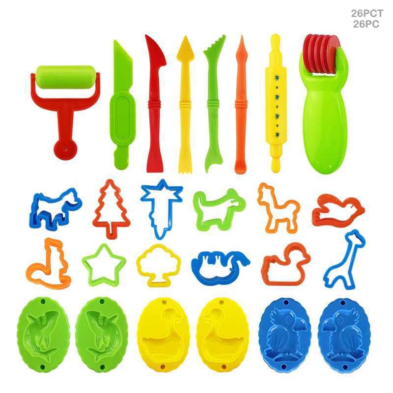 26PC PLASTIC CLAY n SAND ART TOOL (26PCT) - GIFT TO LOVE
