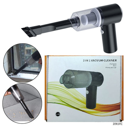 Gift To Love | Portable Mini Home And Car Vacuum Cleaner | Pcs : 2 In 1 | Code : 2IN1VC