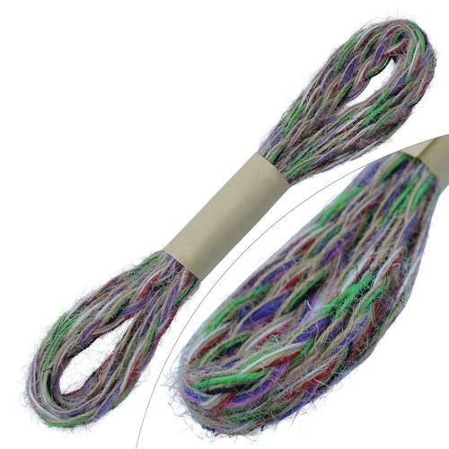 Gift To Love | Craft Decorative Paper Rope Mix Colour 3Mtr 12Pcs | Code : 3005-MC