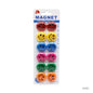 Gift To Love | Smile Magnet | Color : Multi-Color | Size : 30 Mm | Pcs : 12 Pcs | Code : 30SC