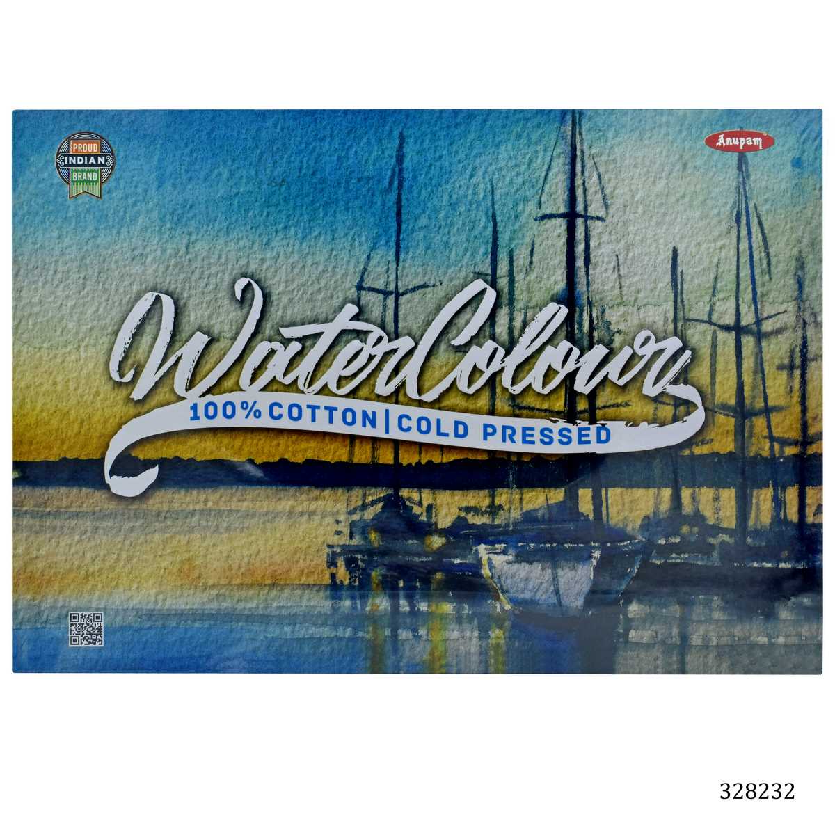 Gift To Love | Water Colour Cold 100% Cotton | Size : A4 | Pcs : 15 Sheets | Code : 328232