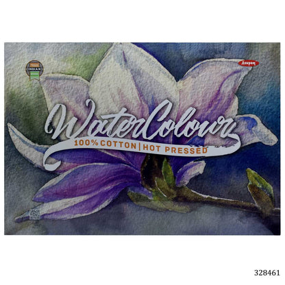 Gift To Love | Water Colour Hot 100% Cotton | Size : A3 | Pcs : 15 Sheets | Code : 328461