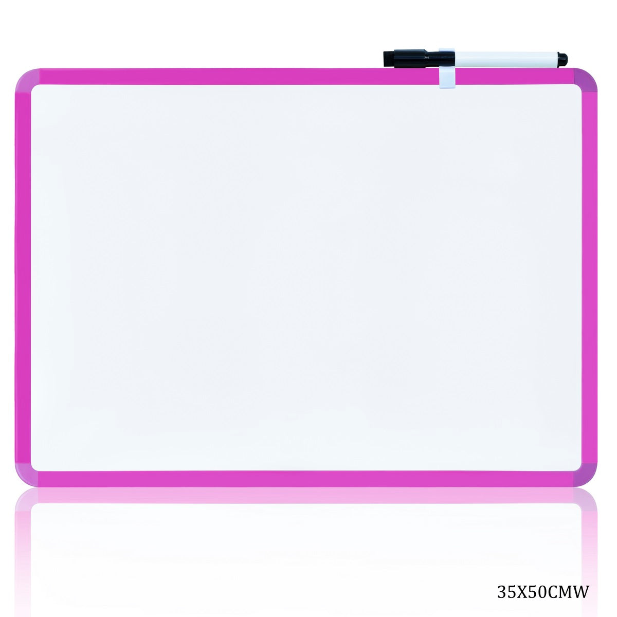 Gift To Love | White Board Double Side With Marker | Color : White | Size : 35x50 Cm | Pcs : Xl Big | Code : 35X50CMW