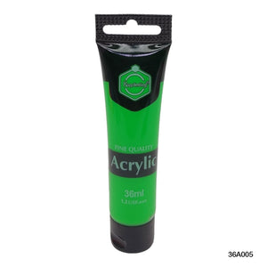 Gift To Love | Acrylic Paint Tube | Color : Green | Size : 36 Ml | Code : 36A005