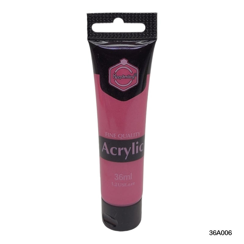 Gift To Love | Acrylic Paint Tube | Color : Shiny Pink | Size : 36 Ml | Code : 36A006