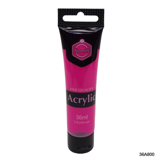 Gift To Love | Acrylic Paint Tube | Color : Pink | Size : 36 Ml | Code : 36A800