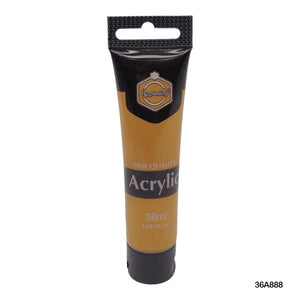 Gift To Love | Acrylic Paint Tube | Color : Shiny Gold | Size : 36 Ml | Code : 36A888