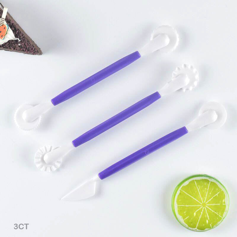 Gift To Love | 3Pc Plastic Clay Tool 2Side (3Ct) | Pcs : 3Pc | Code : 3CT