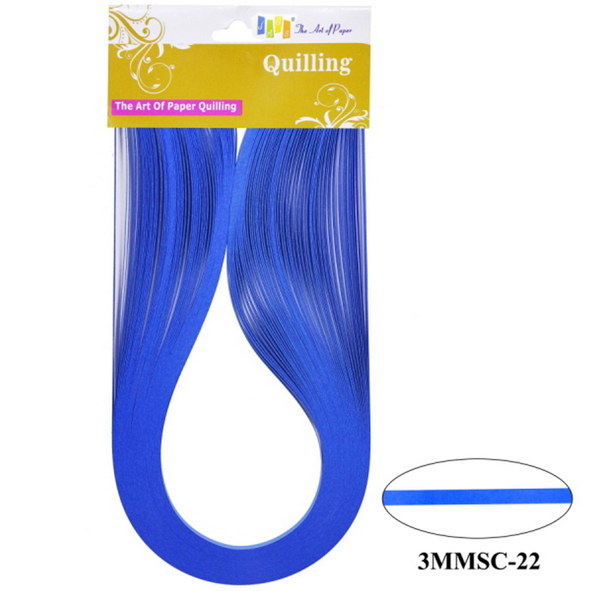 Gift To Love | Quilling Strip | Color : Turquoise Blue | Size : 3 Mm | Code : 3MMSC-22