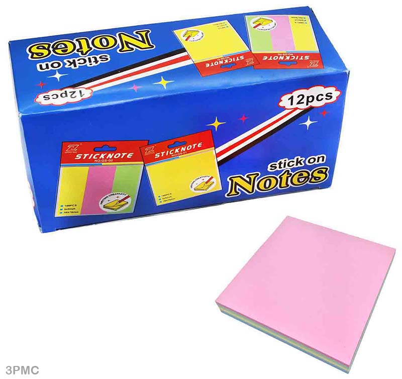 Gift To Love | Sticky Note | Color : Multi | Size : 3X3 | Code : 3PMC