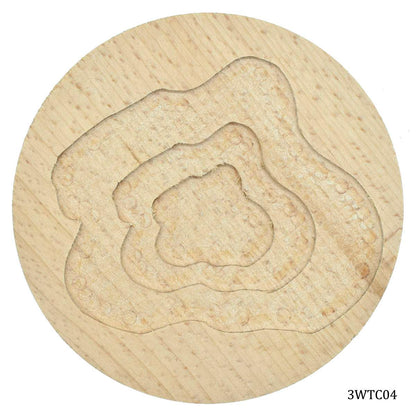 Gift To Love | Wooden Tea Coaster Round | Code : 3WTC04