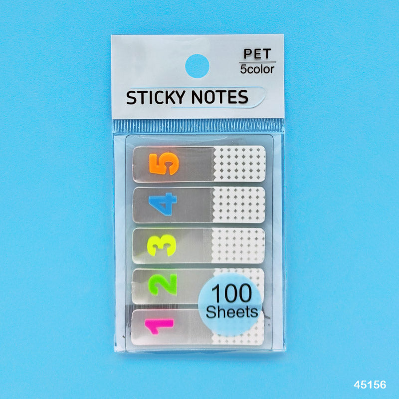 Gift To Love | Sticky Notes | Size : 12 X 45 Mm | Pcs : 5 Tp | Code : 45156