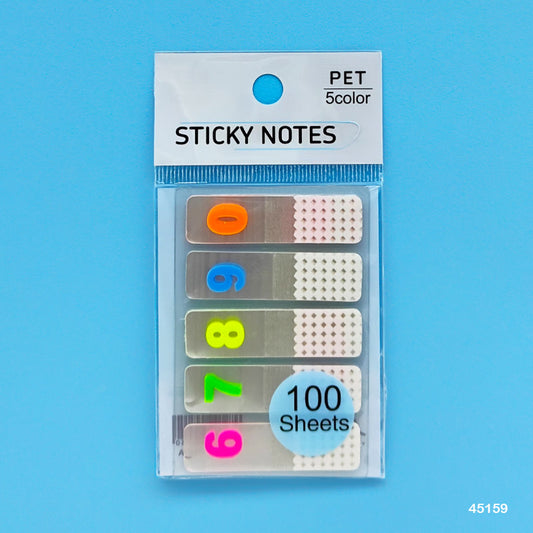 Gift To Love | Sticky Notes | Size : 12 X 45 Mm | Pcs : 5 Tp | Code : 45159