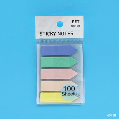Gift To Love | Sticky Notes Arrow | Color : Pastel Color | Size : 12 X 45 Mm | Pcs : 5 | Code : 4515B