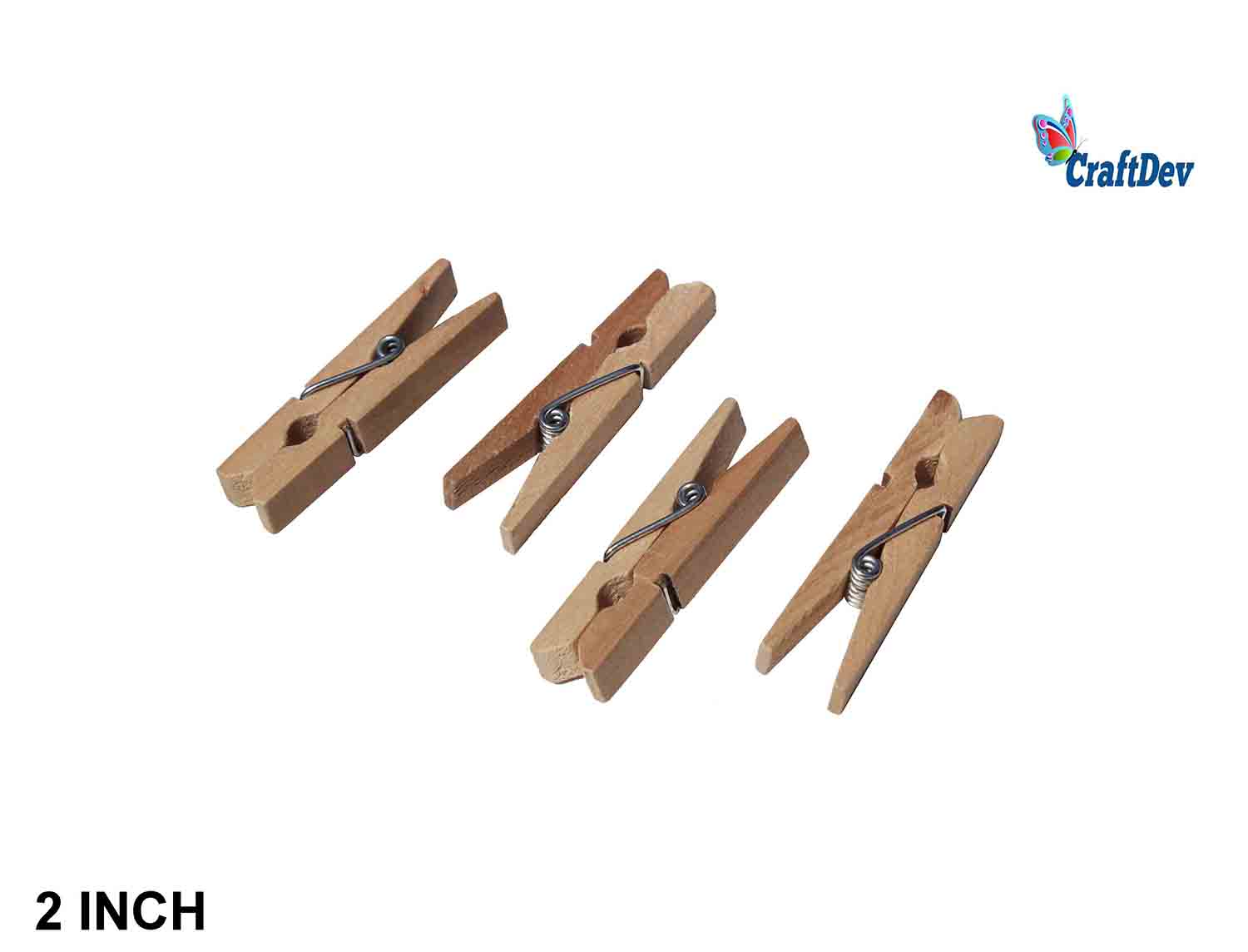 Gift To Love | Clip Medium Plain | Size : 2 Inch | Pcs : 250 Pcs | Code : 500MP