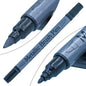 Gift To Love | Brush Metallic Pen Twin Tip Black | Code : 562S-BK