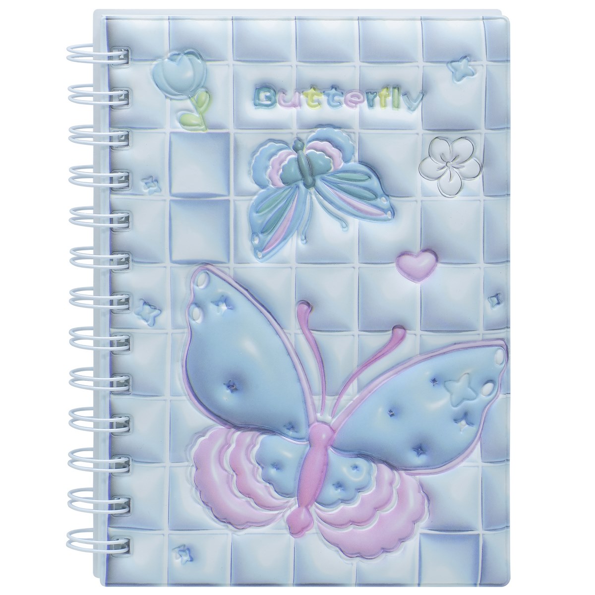 Gift To Love | Spiral Bound Notebook Diary Butterfly Emboss Print | Size : B6 | Code : 5826-4