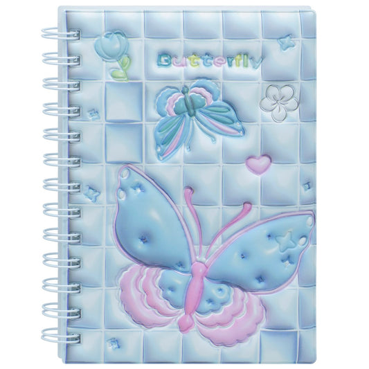 Gift To Love | Spiral Bound Notebook Diary Butterfly Emboss Print | Size : B6 | Code : 5826-4