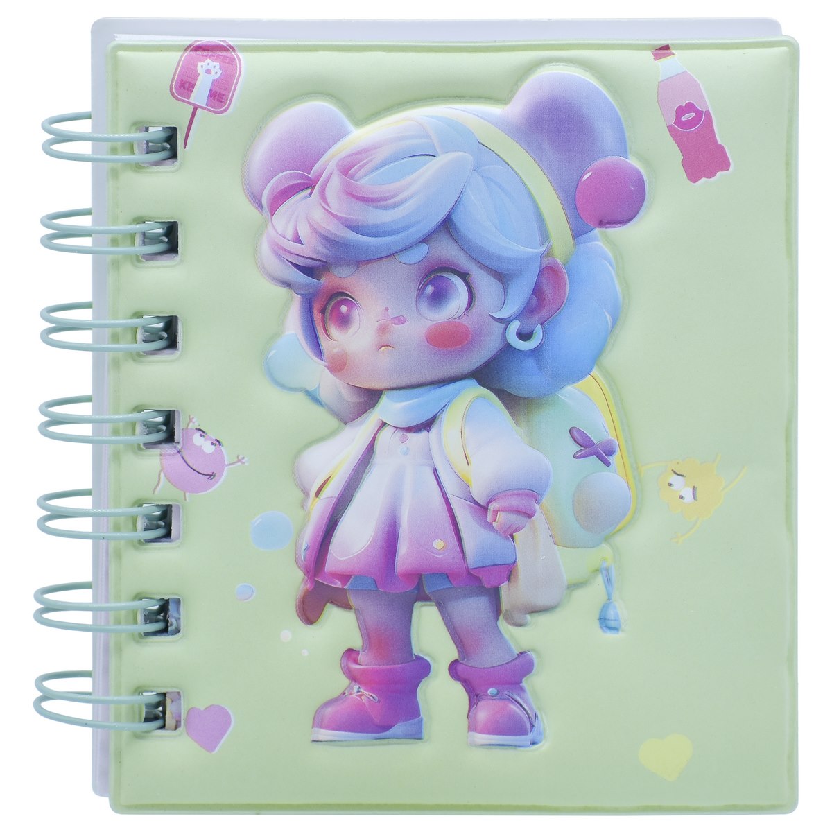 Gift To Love | Spiral Bound Notebook Diary Emboss Print | Size : A7 | Code : 5828-6