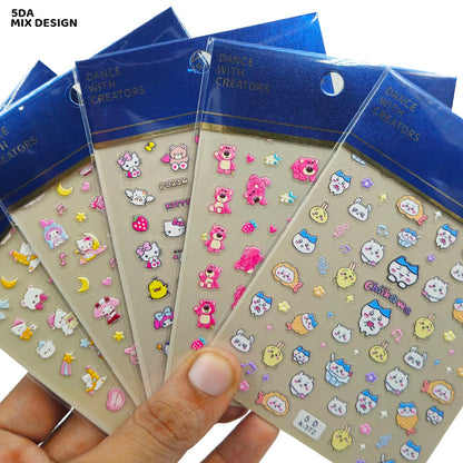 Gift To Love | 5D Creative Nail Stickers | Code : 5DA