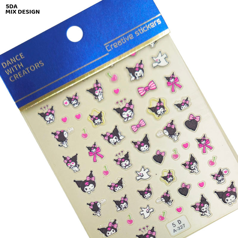 Gift To Love | 5D Creative Nail Stickers | Code : 5DA