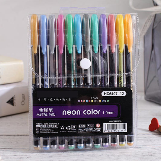 Gift To Love | Metal Color Pen | Pcs : 12 Pcs | Code : 640712