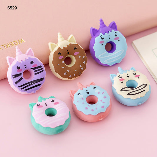 Gift To Love | Unique Fancy Eraser Donut | Pcs : 48 Pcs | Code : 6529