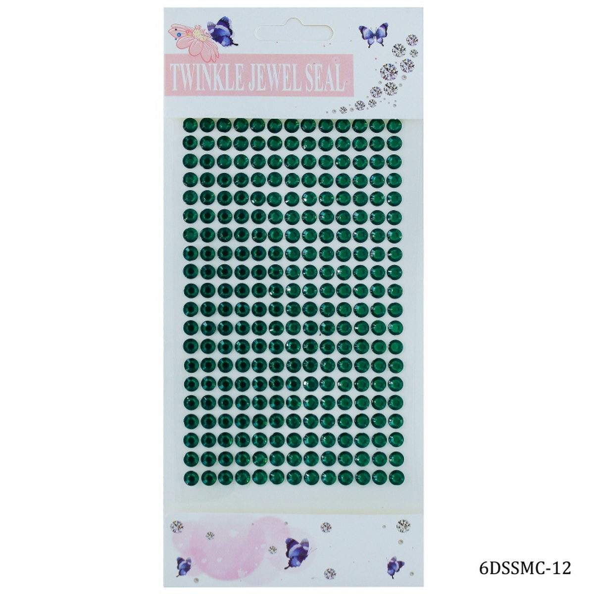 Gift To Love | Sticker Diamond | Color : Dark Green | Size : 6 Mm | Code : 6DSSMC-12