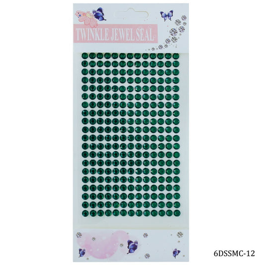 Gift To Love | Sticker Diamond | Color : Dark Green | Size : 6 Mm | Code : 6DSSMC-12