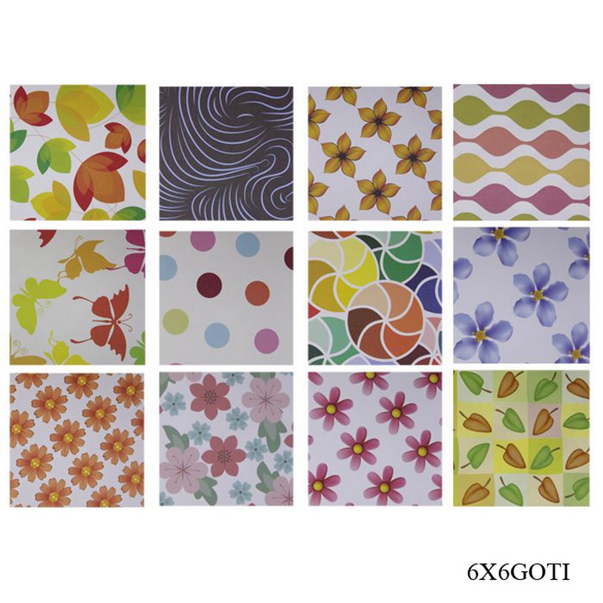 Gift To Love | Paper Origami | Size : 6 X 6 | Pcs : 24 Sheets | Code : 6X6GOTI