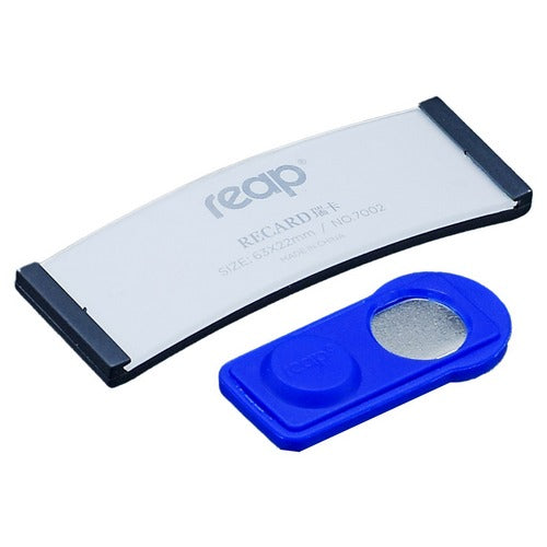 Gift To Love | Magnetic Batch Black 63X22mm Plastic Plate | Code : 7002PBK