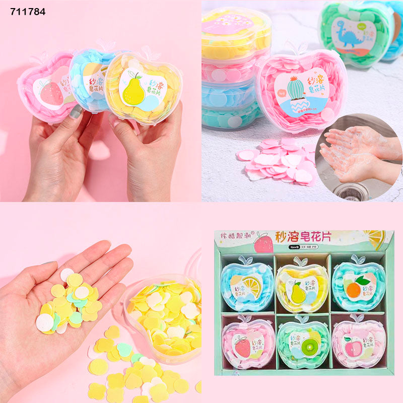 PAPER SOAP APPLE SHAPE BOX (711784) - GIFT TO LOVE
