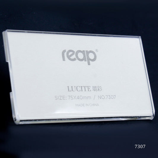Gift To Love | Name Badges Acrylic With Pin | Size : 75 X 40 Mm | Code : 7307