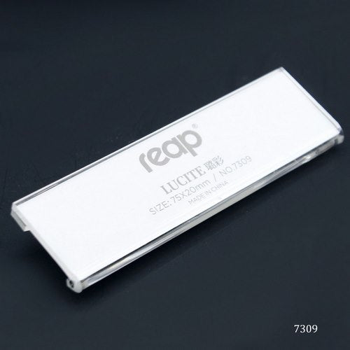 Gift To Love | Name Badges Acrylic With Pin (75X20mm) | Code : 7309