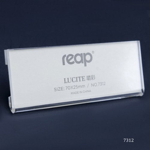 Gift To Love | Name Badges Acrylic With Pin (75X25mm) | Code : 7312