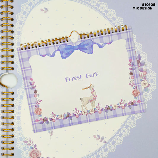 Gift To Love | Planner Cartoon Print Spiral | Size : 210 X 280 Mm | Code : 810105