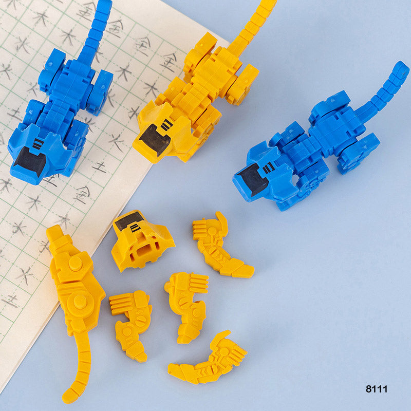 8111 ASSEMBLED ROBOT ERASER 1PC - GIFT TO LOVE