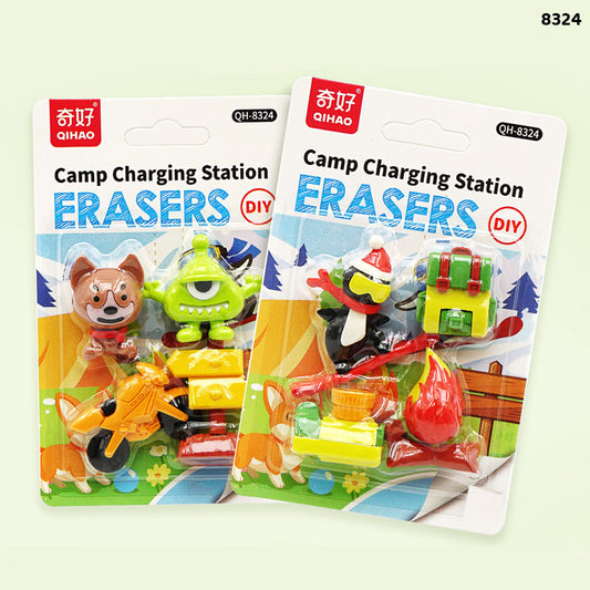 Gift To Love | Camp Charging Station Eraser | Code : 8324