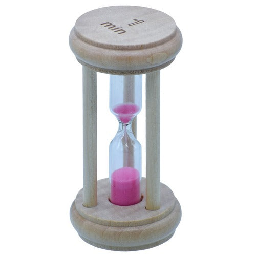 Gift To Love | Sand Timer Wooden Round Model 1 Minutes | Code : A-001B