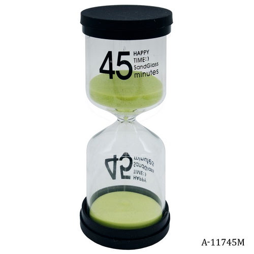 Gift To Love | Sand Timer Plastic Round Glass 45 Minute | Code : A-11745M